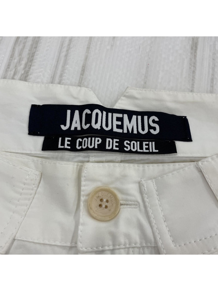 JACQUEMUS LE COUP DE SOLEIL デザインパンツ 白