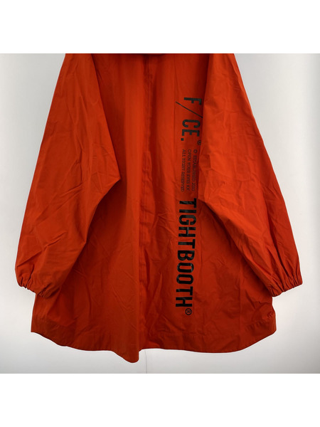 TIGHTBOOTH ジャケット ×F/CE 22aw レインコート オレンジ XL
