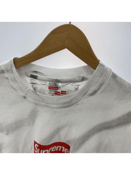 Supreme MM6 Maison Margiela Box Logo Tシャツ 白 XL