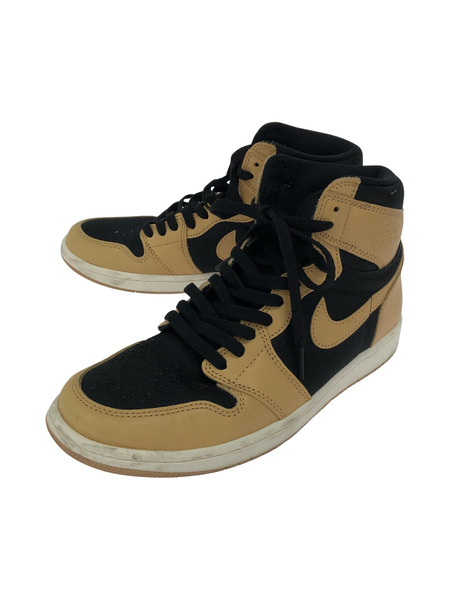 NIKE AIR JORDAN 1 RETRO HI OG TAN size27 555088-202[値下]