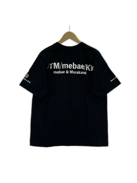 mebae×村上隆 カイカイキキ プリントTee ブラック
