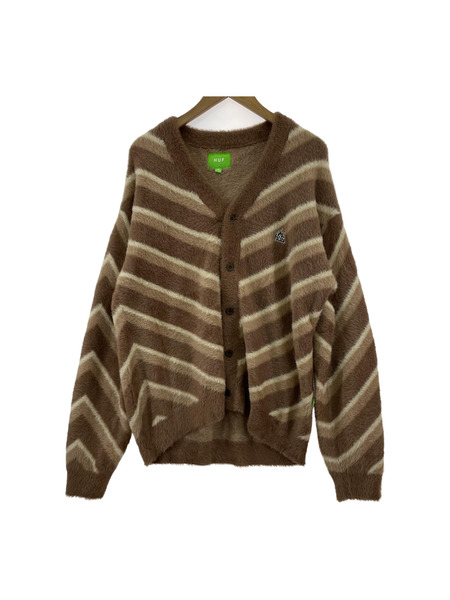 HUF WORLDWIDE CHEVRON KNIT CARDIGAN(M)[値下]