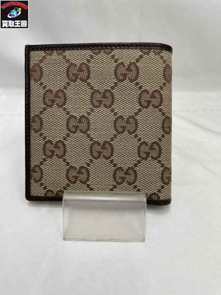 GUCCI GGキャンバス コンパクトウォレット