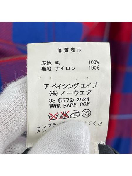 A BATHING APE ジャケット 00s 初期タグ タータンチェック CPOジャケット