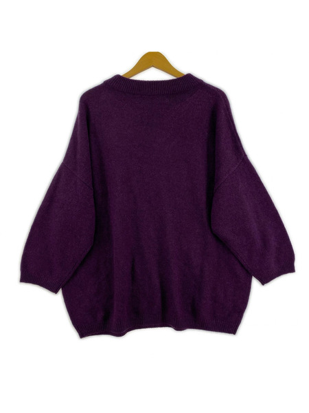 ニット・セーター Maglia Plus ウール パープル