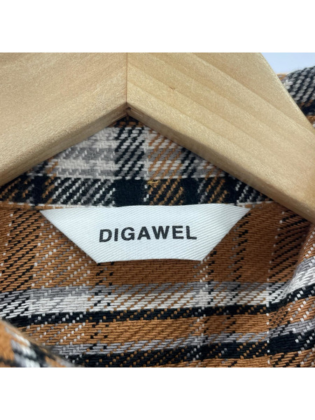 DIGAWEL Hoodie shirt 茶 (1)