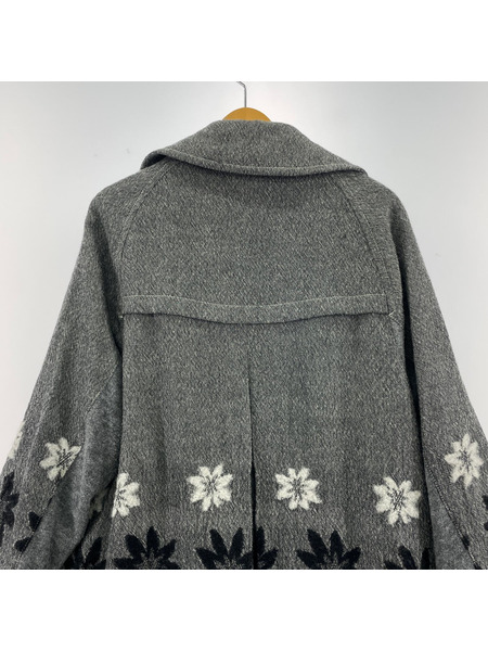 MB LUCAS cachette ウールコート 花柄