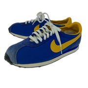 NIKE スニーカー 90s 筆記体 WAFFLE TRAINER 青黄 (26.0cm)