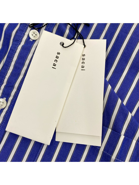 Sacai　長袖シャツ　ストライプ SIZE 2  18-01572M