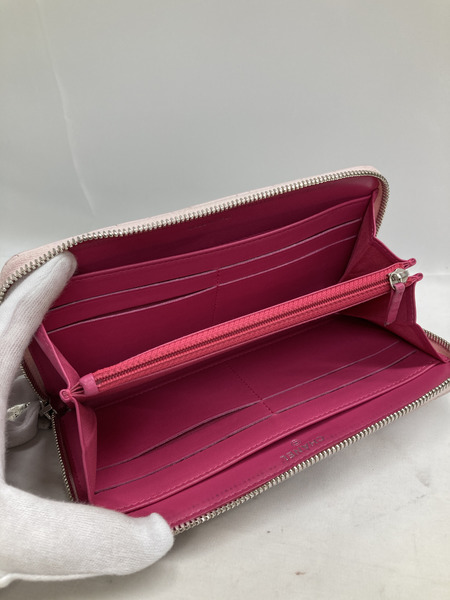 CHANEL カメリア ラウンドファスナー PNK