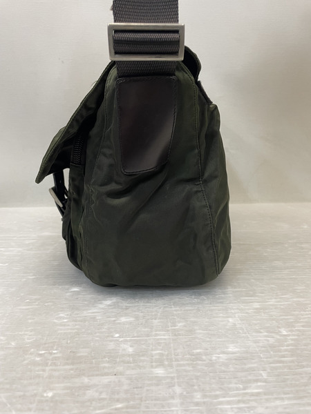 PRADA ナイロンメッセンジャーバッグ カーキ[値下]