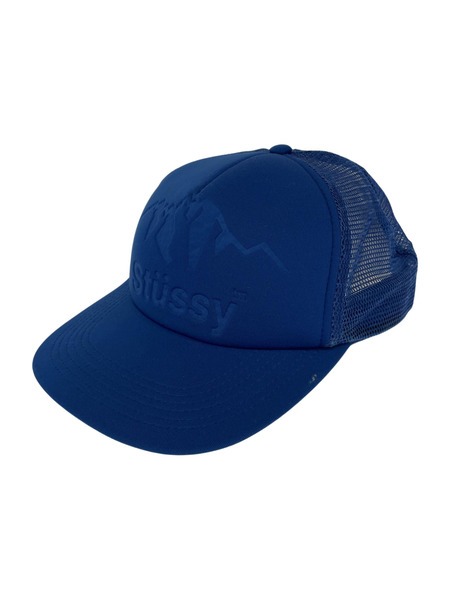 00s STUSSY CAPZ メッシュキャップ ブルー