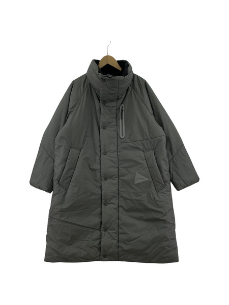 and wander PRIMALOFT RIP COAT グレー M