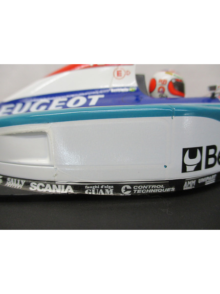 1/18スケールカー ミニチャンプス ジョーダン プジョー EJR 195 R.バリチェロ