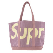 Supreme 20SS Raffia Tote 紫