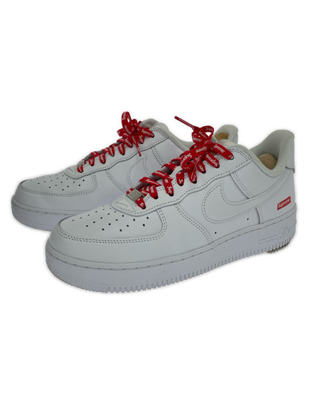 Supreme × Nike Air Force 1 Low White" ローカットスニーカー ホワイト 26cm