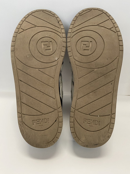 FENDI マッチ レースアップ ブラック/ホワイト ７E 1495　6　千鳥柄