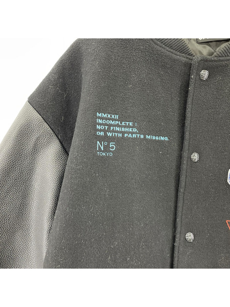 HYSTERIC GLAMOUR×genzai STADIUM JUMPER L ブラック[値下]