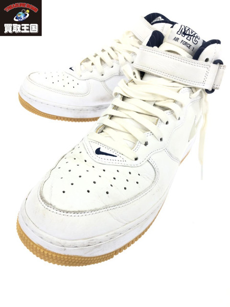 NIKE Air Force 1 Mid NYC White (29.0cm)[値下]