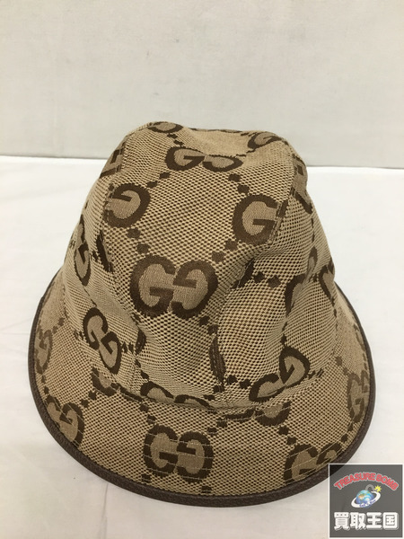 GUCCI ジャンボGGキャンバス バケットハット Lサイズ 681256 ｜商品