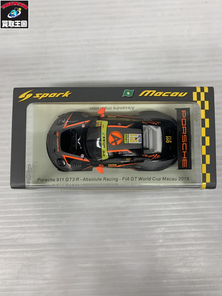 spark 1/43 ポルシェ911 GT3 R Macau 2019