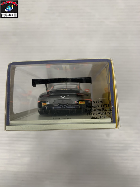 spark 1/43 ポルシェ911 GT3 R Macau 2019