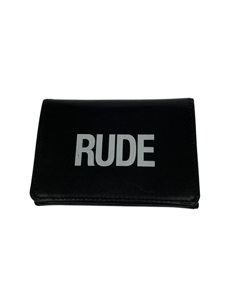 RUDE GALLERY ミニウォレット 黒