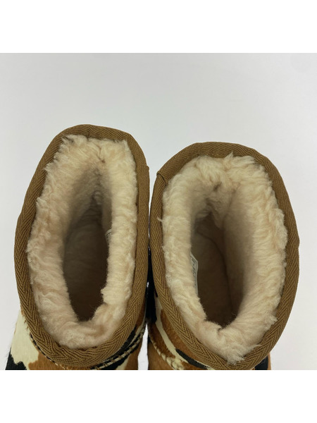 UGG ブーツ 牛柄 ムートンブーツ 23cm