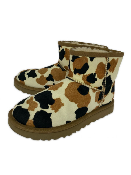 UGG ブーツ 牛柄 ムートンブーツ 23cm