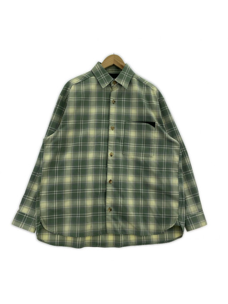 UNITED TOKYO 長袖シャツ 131200016 ニュートラルチェックオーバーシャツ