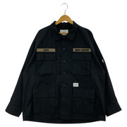 WTAPS 21SS JUNGLE 02 ミリタリージャケット 黒 (X 03) 211WVDT-SHM03