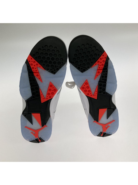 NIKE/AIR JORDAN 7 Retro White Infrared/CU9307-160