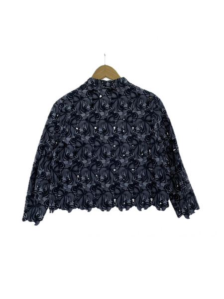VIVIENNE TAM 長袖シャツ 刺繍クロップドシャツ 0