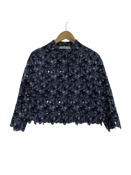 VIVIENNE TAM 長袖シャツ 刺繍クロップドシャツ 0