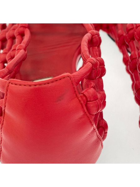 JIL SANDER デコルテバレリーナ ハンドノット フラットシューズ