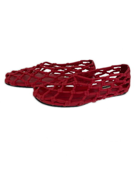 JIL SANDER デコルテバレリーナ ハンドノット フラットシューズ