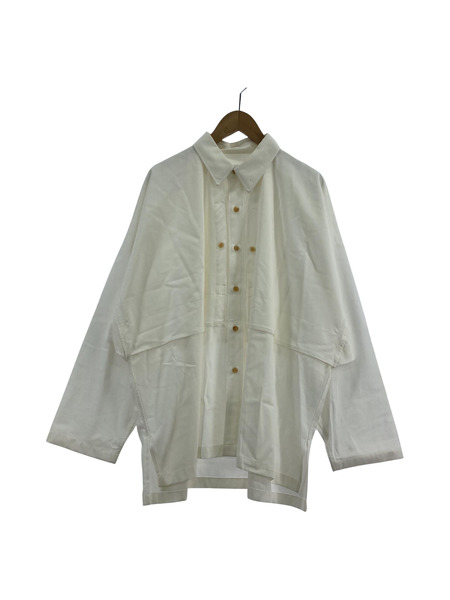 AFTERHOURS OVERSIZED SHIRT 3 ホワイト