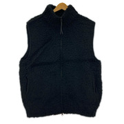 BATONER ソノ他 SHETLAND BOA KNIT VEST 3 ブラック
