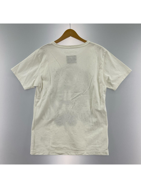 GOD SELECTION XXX U.S.ALTERATION ダメージ加工 Tシャツ (M) 白