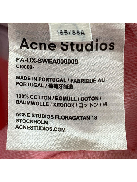 Acne Studios パーカー XS/ピンク/FA-UX-SWEA000009