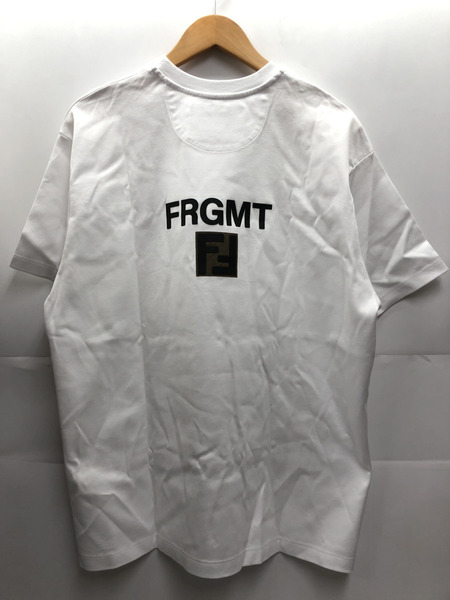 FENDI×fragment design 24SS FY1144 AQJN ロゴプリントTシャツ M