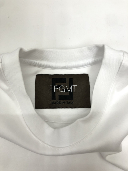 FENDI×fragment design 24SS FY1144 AQJN ロゴプリントTシャツ M