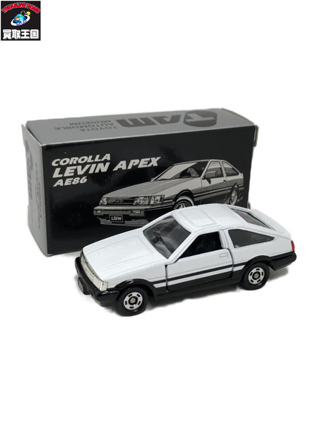 トミカ カローラ レビン APEX AE86 白 トヨタ博物館[値下]｜商品番号