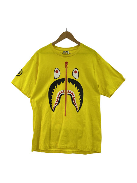 A BATHING APE Shark Tee 黄 L[値下]