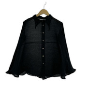 ISSEY MIYAKE 長袖シャツ ME D2 カリフラワーシャツ 黒