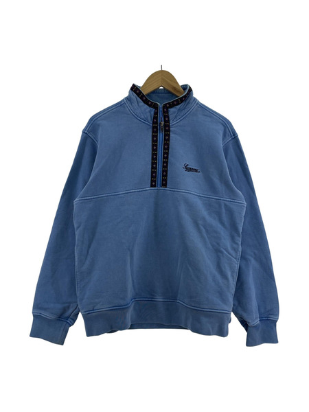 Supreme Overdyed Half Zip Up Sweatshirt S