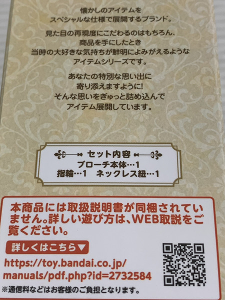 Special Memorize 明日のナージャ ナージャのブローチ