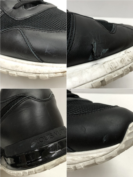 LOUIS VUITTON 靴 ランアウェイ ライン ブラック 6.5　G0 0179