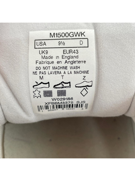 NEW BALANCE スニーカー M1500GWK 英国製 27.5cm