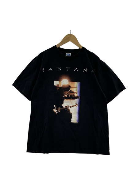 00s SANTANA カルロスサンタナ Shaman Tour Tシャツ(L) ブラック